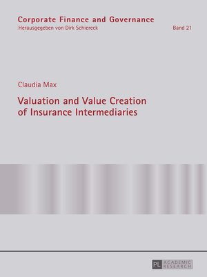 cover image of Valuation and Value Creation of Insurance Intermediaries